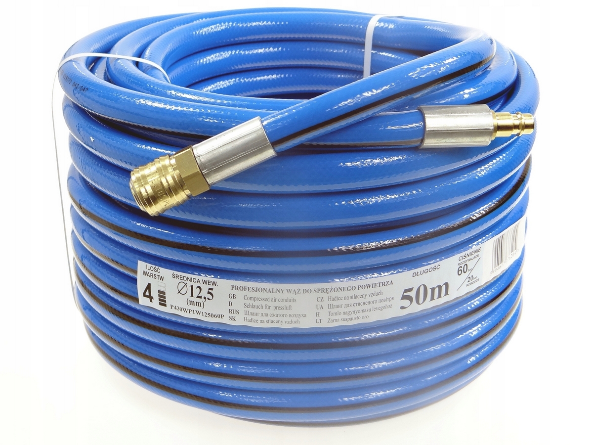 Hadice, hadice Pre Kompresor Fi 12,5 mm 50 m